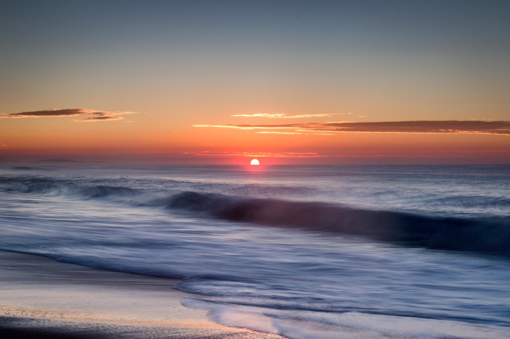 Mungo Brush beach sunrise
