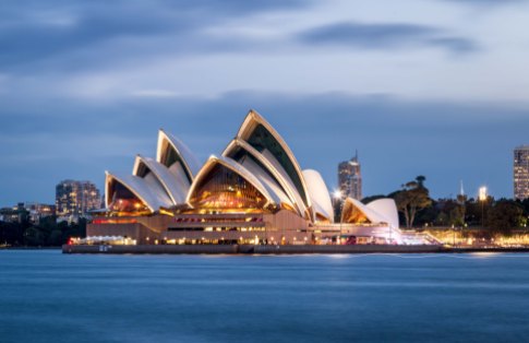 Sydney Opera House at twilight